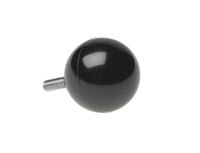 black plastic lever knob